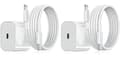 [RM]2-pakning - Lader til iPhone - Hurtiglader - Adapter + Kabel 20W 150 2-Pack iPhone