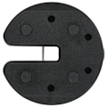 Miniatyrbild 4 av 5: vidaXL Paviljongvikter 4 st svart 220x50 mm betong Black Svart