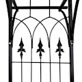 Miniatyrbild 3 av 5: vidaXL Rosbåge 200 cm Hög Svart M Black m