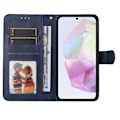 Miniatyrbild 3 av 8: SKALO Samsung A56 5G PU Läder Plånboksfodral - Fler Färger Blue Blå