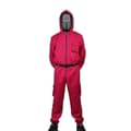 Squid Game Jumpsuit Kostymset för Barn with triangle mask S  110-120cm