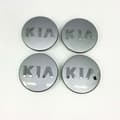 [RM]KIA03 - 58MM 4-pack Centrumkåpor KIA Silver Silver one size
