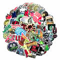 [RM]100x Stickers - Skateboard multicolor