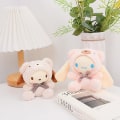 Miniatyrbild 4 av 5: Pochacco Cinnamoroll Kuromi Plysch Nyckelring Kawaii Sanrioed Anime Serie Hänge Smycken Tillbehör Söta Dock Leksaker Kts Katt Presenter 1