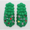 Miniatyrbild 2 av 3: Dam Eva Slingback Tofflor, Inomhus&Utomhus Bubblor Tofflor Med Diy Plastpasta Orange 42-43