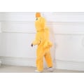 Miniatyrbillede 4 af 5: Unisex Dyrekostume Vinter Efterår Flanel Hætte Jumpsuit Duck 90
