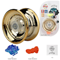 Miniatyrbild 1 av 3: Yo-yos Boll Metall Legering Speed Yoyo Med Ring Och Rep Yo-yo Leksaksset För Barn Pojkar Gold