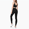 Miniatyrbild 1 av 5: Mjukt Yoga Set Dam Sportkläder Träningsdräkter Utan Sömmar Fram Yoga Kläder Gym Set Sportkläder Black set 2 L
