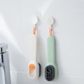 Miniatyrbild 5 av 5: Skoborste Automatisk Vätskeutmatning Djuprengöring Mjuka Borst Hushålls Tvättborste För Daglig Användning White