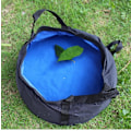 Miniatyrbild 2 av 5: Hopfällbar Hink Utomhus Vikbar Vattenbehållare Bärbar Vattenbehållare För Resor Camping Blue