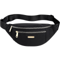Miniatyrbillede 1 af 5: Afslappet Crossbody Taske, Skuldertaske, Vandtæt Nylontaske Til Rejser Shopping Vandreture Daglig Brug Black