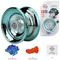 Miniatyrbild 1 av 3: Yo-yos Boll Metall Legering Speed Yoyo Med Ring Och Rep Yo-yo Leksaksset För Barn Pojkar Blue