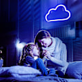 Miniatyrbild 3 av 5: Moln Neon Skylt, LED Neon Ljus Vägglampa Väggdekor, Batteri Eller USB-driven Lysande Neon Skylt För Sovrum, Barnrum, Vardagsrum, Bar, Fest, Jul blue