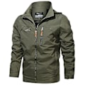 Miniatyrbilde 1 av 5: Herre Vinter Hette Army Frakk Taktisk Militær Jakke Kamp Yttertøy Army Green 5XL