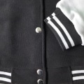 Miniatyrbilde 2 av 3: Høst/vinter Fleece Baseball Jersey Langermet Jakke Ensfarget Herre 4XL
