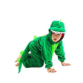 Miniatyrbild 1 av 5: Dinosaurie Djur Barn Anime Cosplay Kostym Rolig Dräkt Skolparty Föreställning Green dinosaur 100cm height