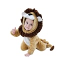 Miniatyrbild 1 av 5: Reedca Dinosauriekostym för småbarn, söt onesie med huva, djurkostym Halloween Lion 12-18 Months