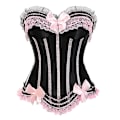 Pikkukuva 3 / 5: Naisten seksikkäät korsetit Overbust-korsetti ja hame setti Tutu Corselet S-6xl Black XL