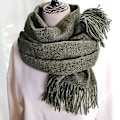 Miniatyrbillede 4 af 5: Dame Tørklæde Tæppe Tørklæde Dame Cashmere Følelse Cashmere Sjal Army green