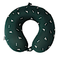 Miniatyrbild 1 av 4: Resekudde Memory Foam Nackkudde, bekvämt och andningsbart U-format huvud- och nackstöd green