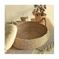 Miniatyrbilde 2 av 3: Koselig Hundeseng Sommer Klorebrett Rattan Vaskbare Forsyninger Vevd Avtakbar Pute 40cm