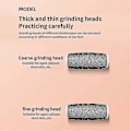 Miniatyrbillede 2 af 5: Elektrisk Fodfil Callus Remover Genopladelig Fod Callus Remover Med 2 Rullehoveder Fodpleje Til Død Hud
