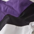 Miniatyrbild 5 av 5: College-stil Varsity Jacka Herr Vår Bokstav Broderi Bomberjacka Casual Street Lös Patchwork Dragkedja Kappa Dam Par BLACK S 40 to 47kg