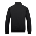 Miniatyrbilde 2 av 2: Herre Ensfarget Løs Casual Jakke Black 4XL