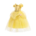 Miniatyrbillede 2 af 5: Prinsesse Belle Kjole Børne- og Pigekjole Skønheden og Udyret Cosplay Performance Kostume 100CM