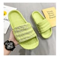 Miniatyrbild 4 av 4: Sandaler med platt sula, tofflor för stranden, unisex Green 40-41