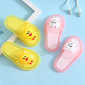 Miniatyrbillede 4 af 5: Nye Mode Hjemmesko Tegneserie Led Flip Flops Søde Sko Skridsikre Børnesko Unisex Pink-Rabbit 32-33