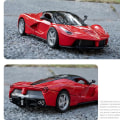 Miniatyrbild 3 av 4: 1:36 Ferrari Sportbil Modell Legering Modellbil Leksaksbil yellow