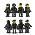Miniatyrbillede 4 af 4: Højkvalitets MOC Militær Specialstyrker Soldater Klodser Figurer Våben Kompatible Bevæbnede SWAT Byggeklodser