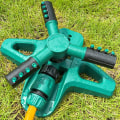 Miniatyrbild 2 av 5: Oscillerande sprinkler vattenspridare automatisk 360 roterande justerbar stor yta för DIY växtbevattningsset