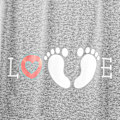 Miniatyrbild 5 av 5: Graviditet Ärmlös Stretch Tryck Mjuka Toppar Pyjamas Hemmakläder Gravida Kvinnor Casual Plus Size Lång T-shirt Tanktoppar Loungewear Light Grey M