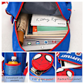 Miniatyrbild 4 av 5: Spiderman Tryckt Ryggsäck Skolväska Vattentät Utomhus Reseryggsäck För Barn Pojkar Dark Blue
