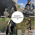 Miniatyrbild 5 av 5: Fiskevadarstövlar, Fiskevadare för Män Kvinnor Jakt Bröstvadare med Vattentäta Stövlar green EU 41