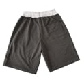 Miniatyrbillede 2 af 3: Herre Ensfarvede Strand Half Pants med Snøre Sommer Casual Elastisk Talje Badebukser Shorts Badetøj Dark Grey 3XL