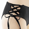 Miniatyrbillede 4 af 5: Caraele Death Note Cos Sort Strop Badedragt Death Note Cosplay Dametøj XL