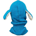 Miniatyrbilde 3 av 5: Baby Strikket Lue Varm Vinterhette Med Øreklaffer Skjerf For Gutter Jenter Sky Blue