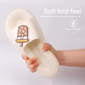 Miniatyrbild 3 av 5: Strandsandaler Halkfria Duschtofflor Mjuka Sommarsandaler A White 40-41