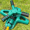 Miniatyrbild 3 av 5: Oscillerande sprinkler vattenspridare automatisk 360 roterande justerbar stor yta för DIY växtbevattningsset
