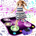 Miniatyrbilde 5 av 5: Dansematte for barn 3 4 5 6 7 8 9 10+ år med Bluetooth, musikkdansepad med lysende 6 piler, elektronisk danselekematte med 5 spillmoduser