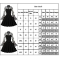 Miniatyrbilde 3 av 3: Plus Size Dame Slag Krage Sommerfugl Bell Erme Casual Ruffle A-linje Kjole Cocktail Party Swing Kjole Høy Kvalitet 3XL