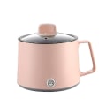 Miniatyrbillede 1 af 5: Mini Multifunktionskogere Non-stick Pande Elektrisk Riskoger Madlavningsmaskine Gryde Husholdnings Kollegium Hot Pot 1-2 Personer Pink Single Layers