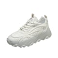 Miniatyrbillede 1 af 5: Dame Åndbare Anti-lugt Sneakers Dame Snørebånd Casual Sko Egnet Til Gåture Dans White 37