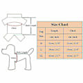 Miniatyrbild 3 av 4: Varmt hundtröja tröja kläder valp katt enfärgad stickad stickad kläder White XL