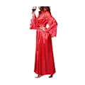 Miniatyrbilde 3 av 4: Imitert is-silke pyjamas White S