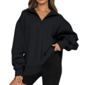 Miniatyrbillede 1 af 2: Pige Langærmet Sweatshirt Moderigtig Og Attraktiv Skjorte Til Kvinder Formel Daglig Fest Bal Black S
