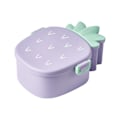 Miniatyrbilde 1 av 4: Bærbar Bento-boks for barn, lett å bære, søt ananasformet matboks egnet for frukt, godteri og kjeks Purple